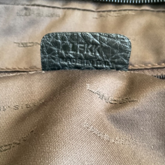 •❤️SOLD❤️Lancel Paris Black Pebbled Leather Zip Crossbody Shoulder Bag, NWOT - Picture 12 of 14